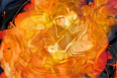 Burn flame fire vector background. Vector illustration イラスト素材