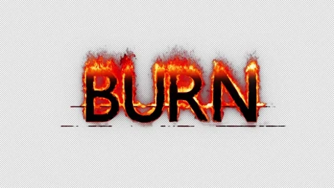 Burn Flame Stock Footage 340549502