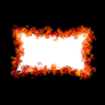 Burn frame. Stock Illustration