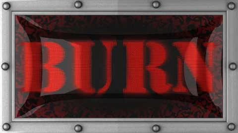 Burn on led Stock Footage 8684031