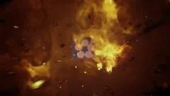 The Burn logo (2 in 1) Stock After Effects