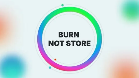 Burn Not Store text animation on light gradient medical background Stock Footage 314423782