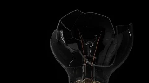Burn Out Bulb 스톡 일러스트