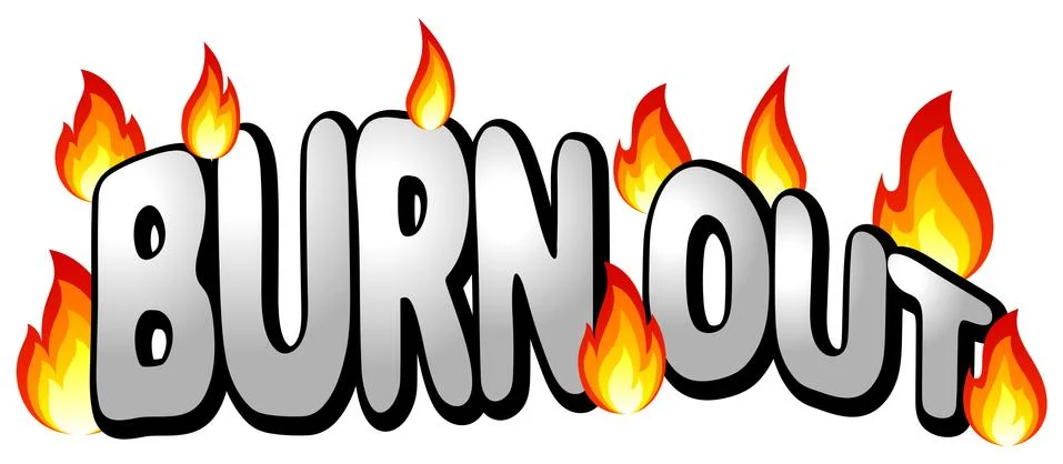 Burn out Stock Illustration