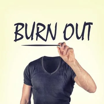Burn out Foto stock