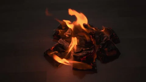 Burn Stack Euro Stock Footage 272702186