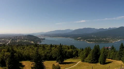 Burnaby Mt Stock Footage 41587356