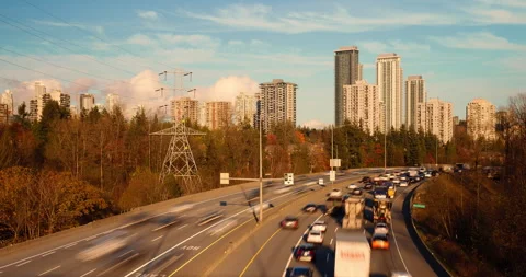 Burnaby Rush Hour Traffic E2S Stock Footage 339233851