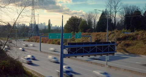 Burnay Rush Hour Traffic W3S Timelapse Stock Footage 339233723