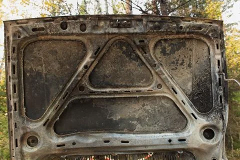 Burned bonnet. Stock Photos
