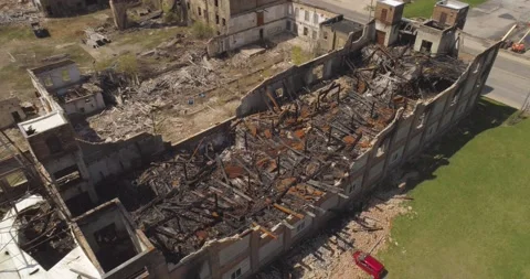 Burned Building Clip 9 Vídeos de archivo 146713739