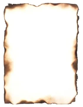 Burned edges frame Foto stock