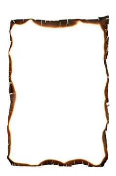 Burned edges Stock Photos