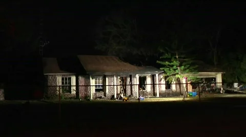 Burned House Stock Footage 687293