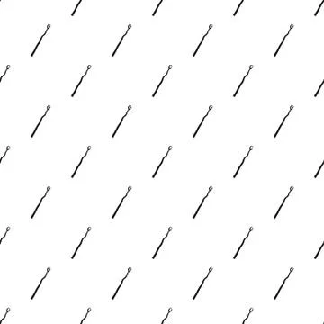 Burned match pattern seamless Stock Illustration