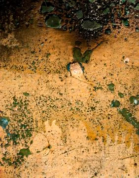 Burned metal surface Foto stock