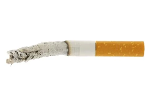 Burned-out cigarette Stock Photos