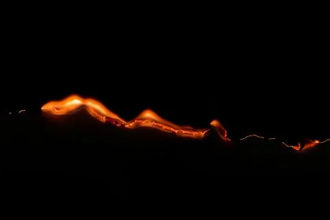 Burned paper edge Stock Photos