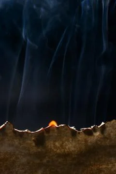 Burned paper edge Stock Photos