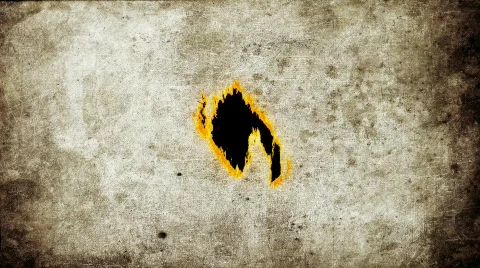 Burned paper Stock Footage