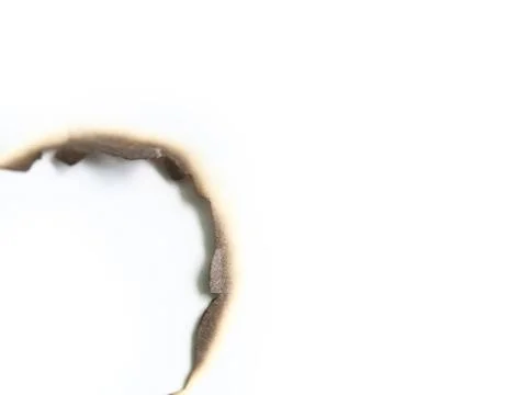 Burned paper Stock Photos