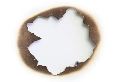 Burned paper Stock Photos