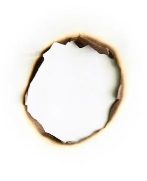 Burned paper Stock Photos