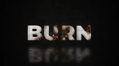 Burned Paper Titles Stock After Effects