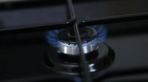 Burner burning close-up Stock Footage 56561591