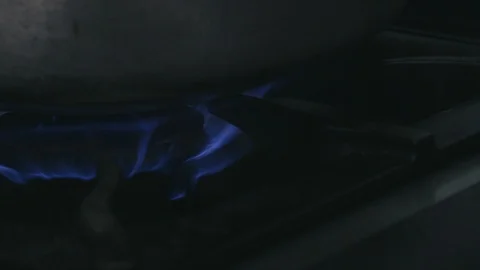 Burner close up Stock Footage 87748998