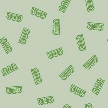 Burner gas service line vector seamless pattern Stock Illustration