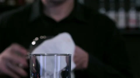 Burning absinthe closeup Stock Footage 58033464