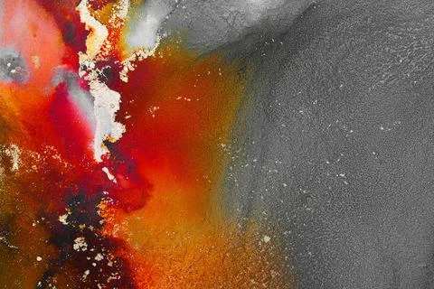 Burning abstract background from marble ink art of exquisite original painting Stock Illustration