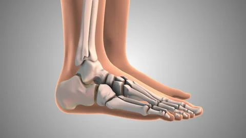 Burning and tingling in the big toe Video stock 266039130