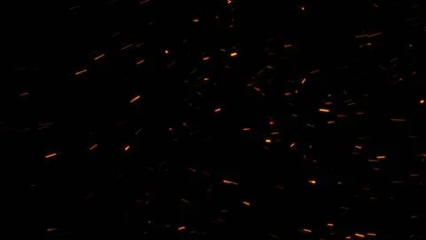 Burning ash background. Sparks backdrop. Flickering abstract Particles Stock Illustration