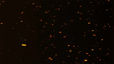Burning ash from fire background. Sparks backdrop. Flickering abstract Part.. Stock Footage 304561672