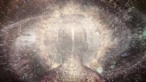 Burning aura Stock Footage 133088403