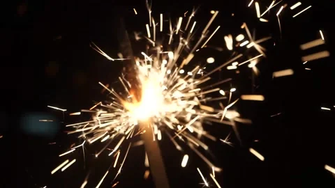 Burning bengal lights in hand Stock Footage 159882260