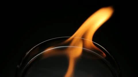 Burning biofuel Stock Footage 12209545
