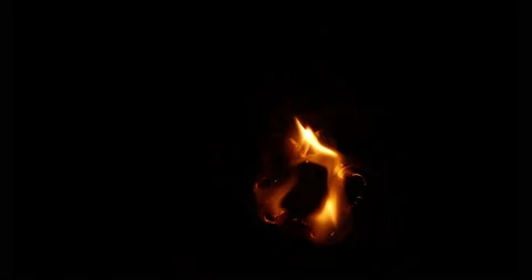 Burning Black Paper Stock Footage 170377913