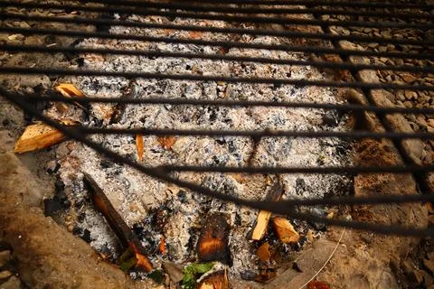 Burning bonfires Stock Photos