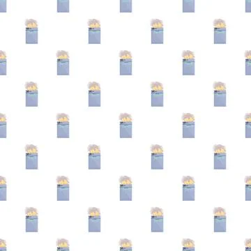 Burning broken appliance pattern with fire and smoke hazard Illustrazione stock