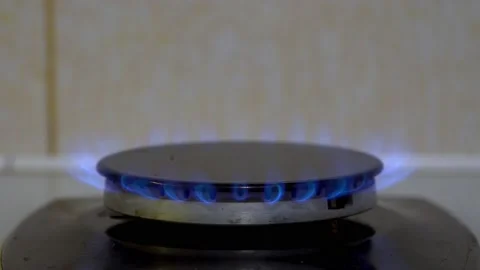 Burning burner 4K Stock-Footage 218373889