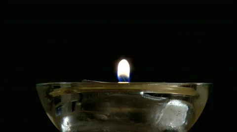 Burning Candle 2 Stock Footage 733504