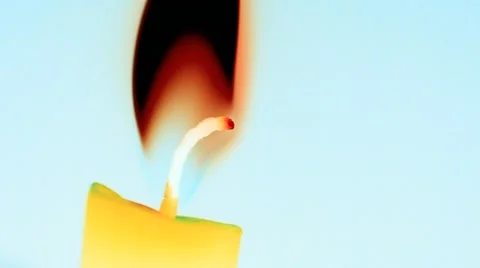 Burning candle, artistic view Stock Footage 43279219
