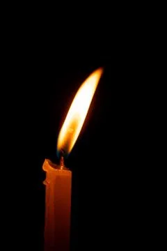 Burning Candle Background Image Stock Photos