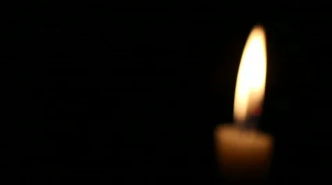Burning Candle Stock Footage 842594