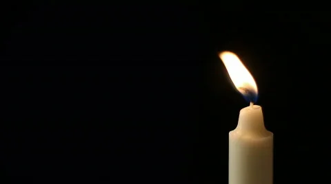 Burning Candle Stock Footage 842602
