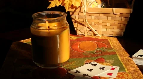 Burning candle  動画素材 921841