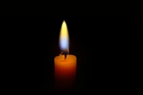 Burning candle  Stock Footage 1103324